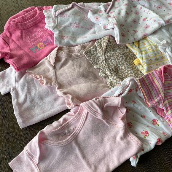 14 Baby Girl Onsies - Picture 2 of 4